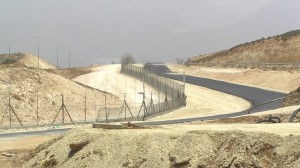 Israel's security barrier near Hebron.